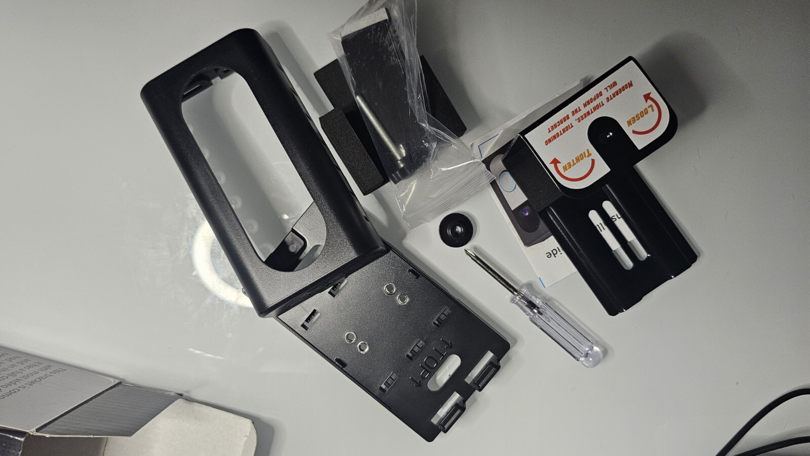 Anti Theft Video Doorbell Door Mount Bracket Holder Compatible With Blink Ring.