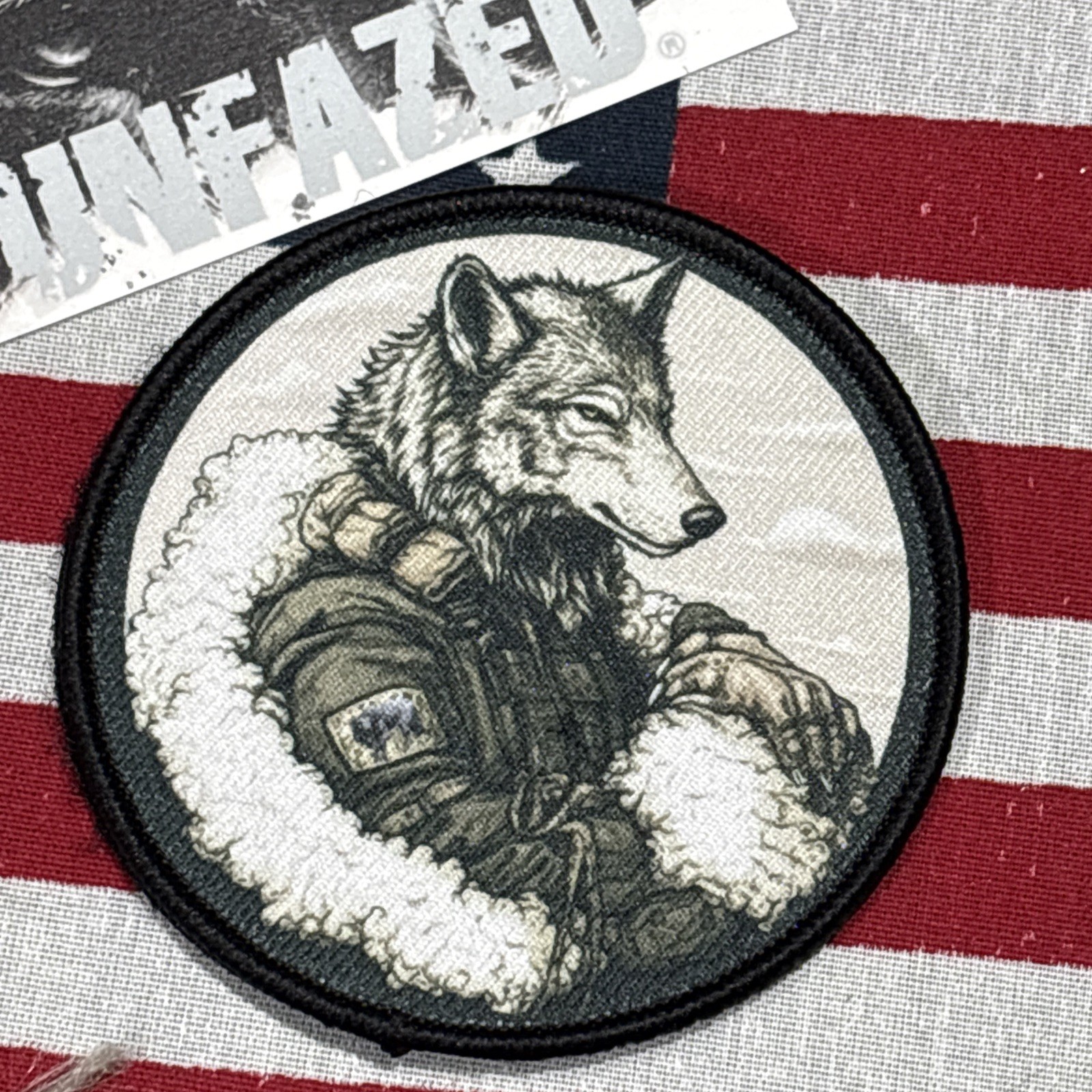 I Am The Wolf In Sheep’s Clothing Patch 3” Hook Back High Quality Graphic Print