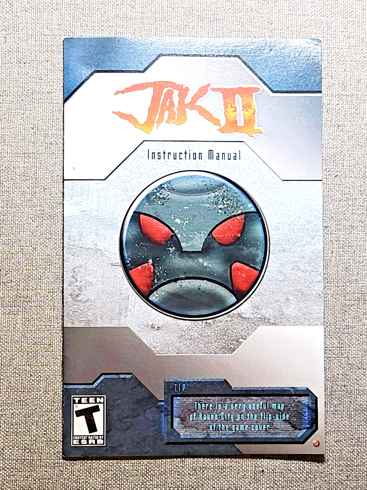 Jak II 2 Instruction Manual Only - PS2 PlayStation 2