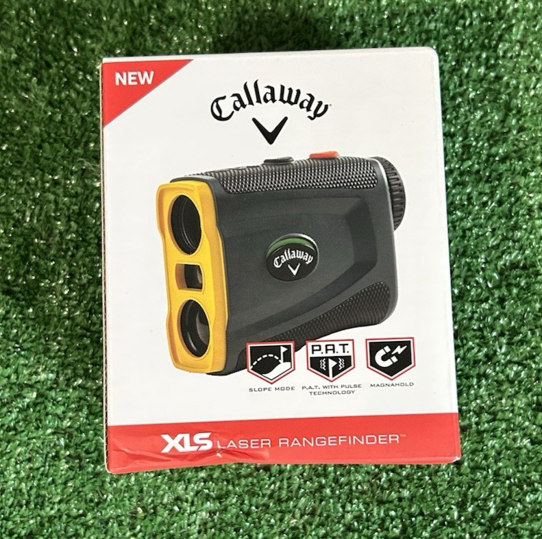 Callaway Golf XLS Slope Laser Rangefinder Magnahold Range 5-1000 yards, New