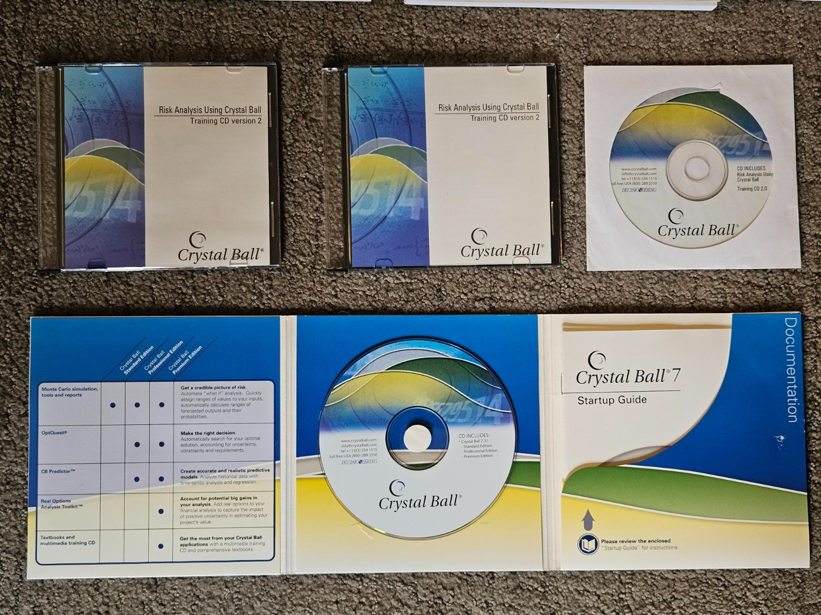 Decisioneering Oracle Crystal Ball 7.3.1 Options Trading Risk Analysis Software