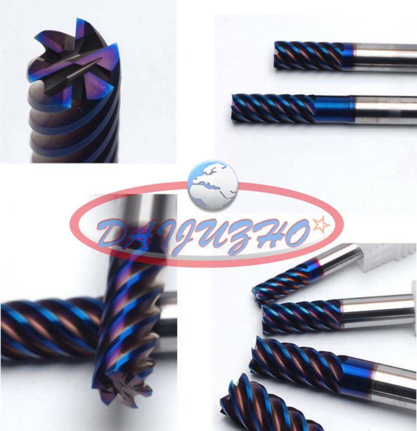 1PCS HRC68 Tungsten Carbide End Mill milling cutter high hard materials