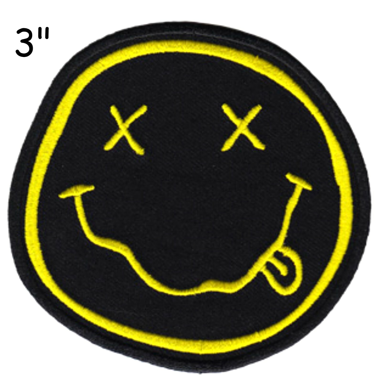 NIRVANA - LOGO - EMBROIDERED PATCH - BRAND NEW - MUSIC BAND licensed