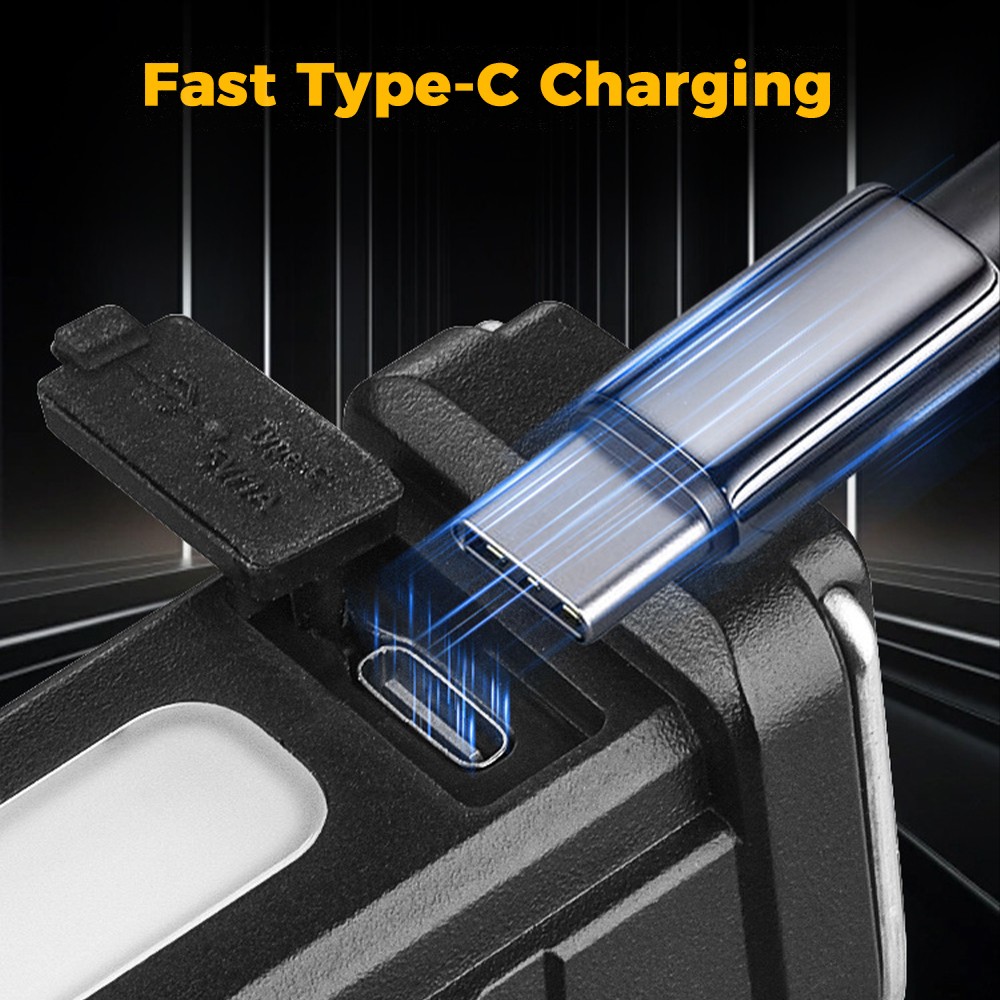 Rechargeable LED Work Light Mechanic Flashlight Lamp Magnetic Base Super Bright