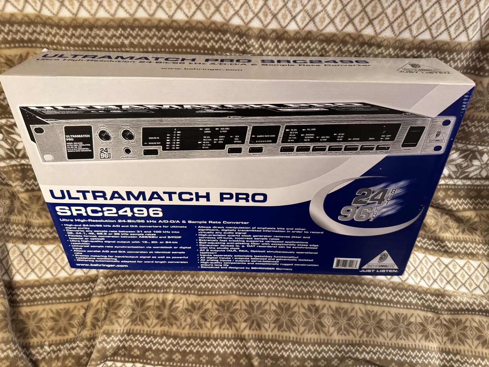 Behringer Ultramatch Pro SRC2496 New