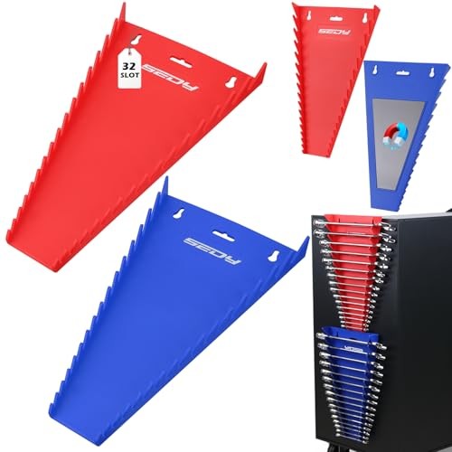 2-Pack Magnetic Wrench Organizer - 32-Slot Premium - Standard / 2-Pack