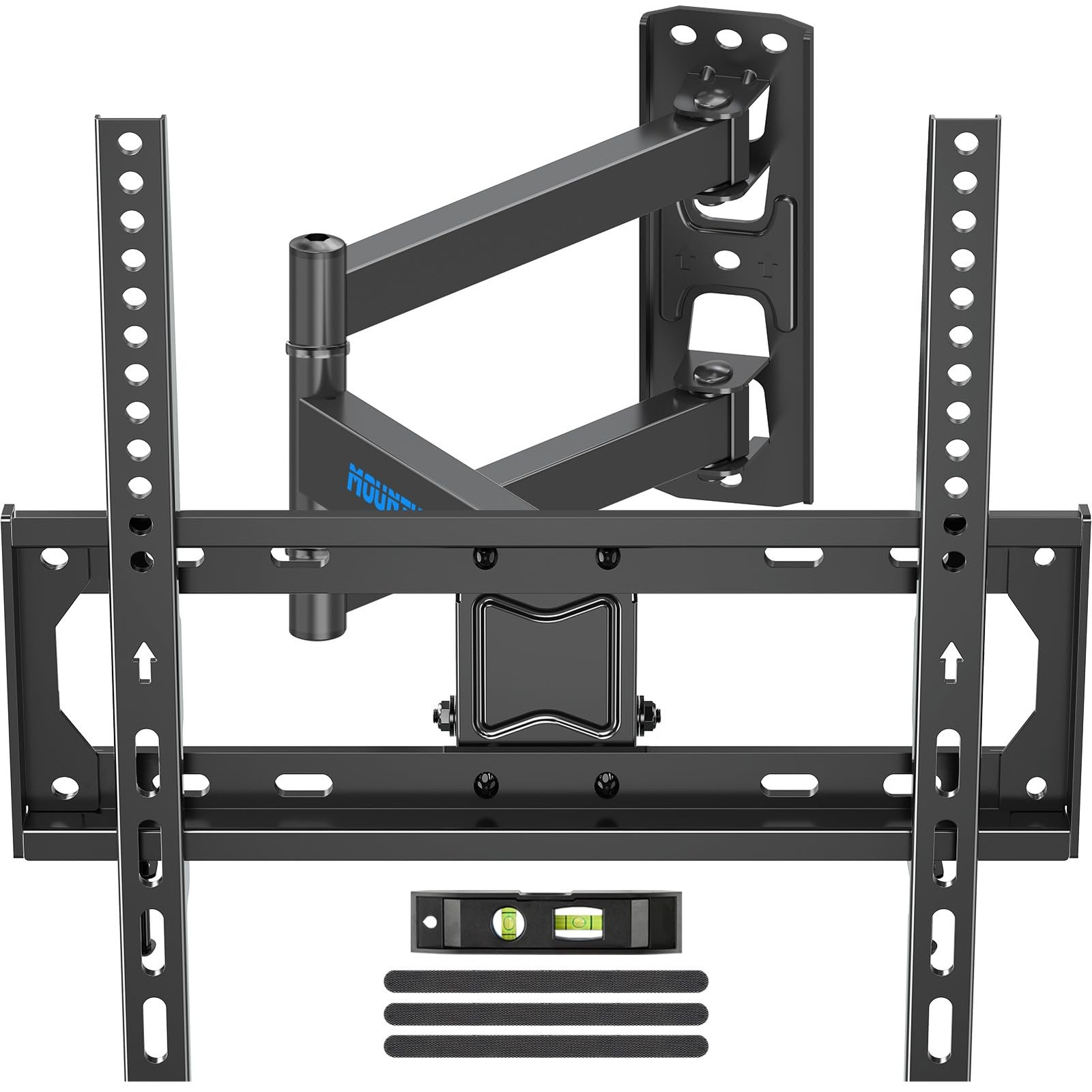 Full Motion TV Wall Mount for 26-55 Inch TVs, Corner Wall Mount Single Articu...