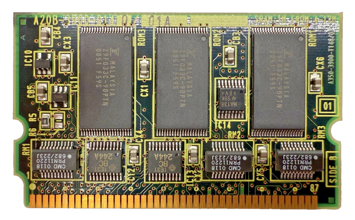 FANUC A20B-3900-0140/01A  - 12 MEG FROM / 1 MEG SRAM MODULE