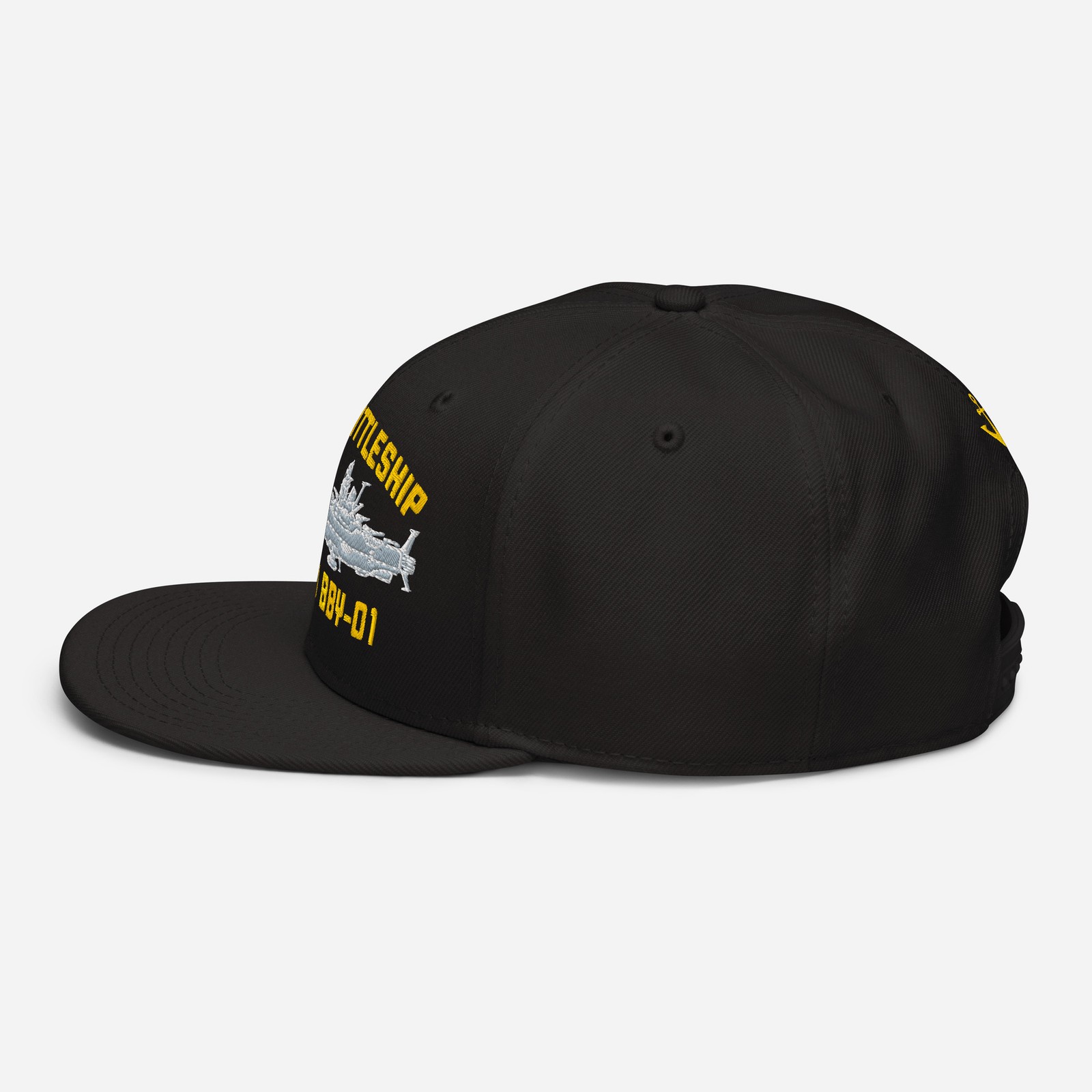 Space Battleship Yamato Navy Ship Snapback Hat Sci-fi Spaceship Embroidered Cap