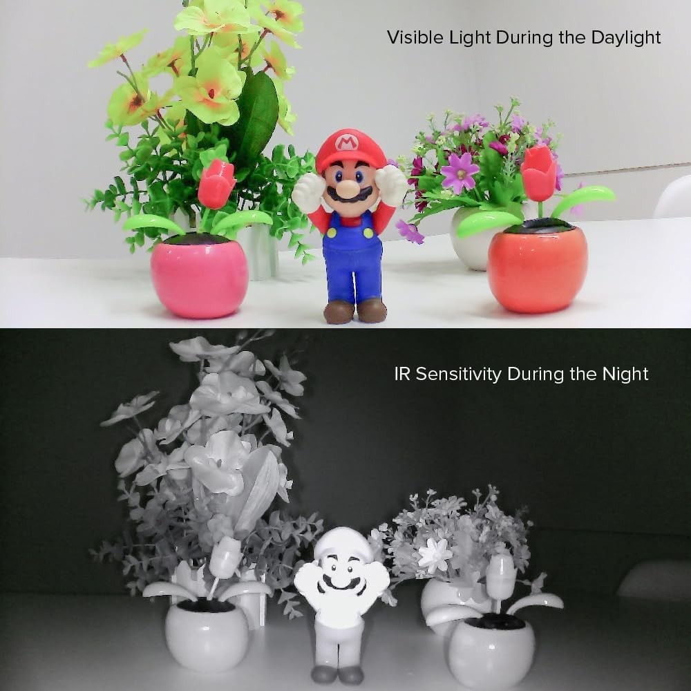 1080P Day & Night Vision USB Camera for Computer, 2MP Automatic IR-Cut Switch...