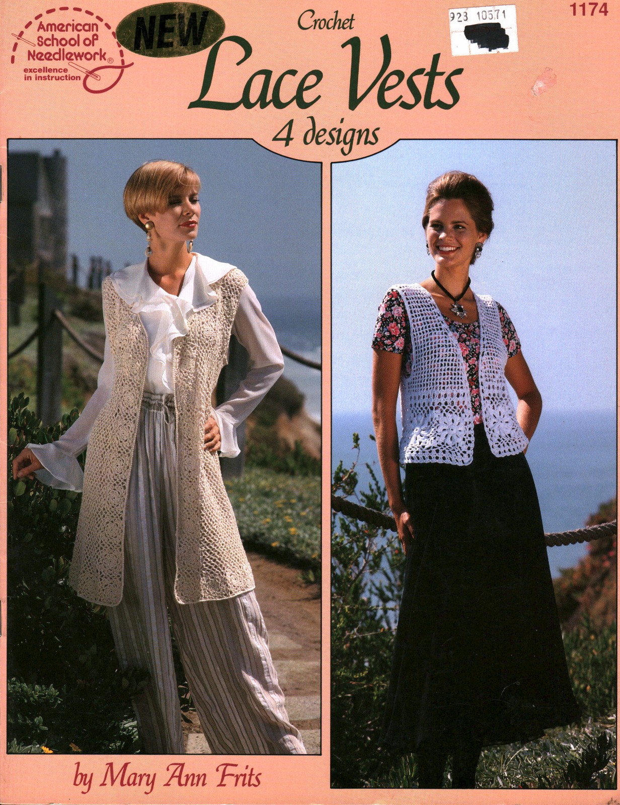 Crochet Lace Vests | American School of Needlework 1174