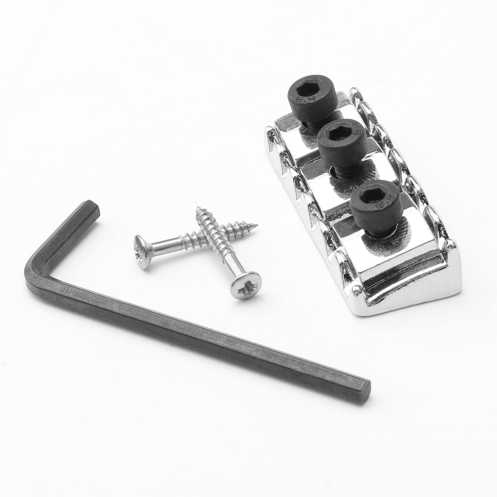 Chrome Electric Guitar Strings Locked Nut