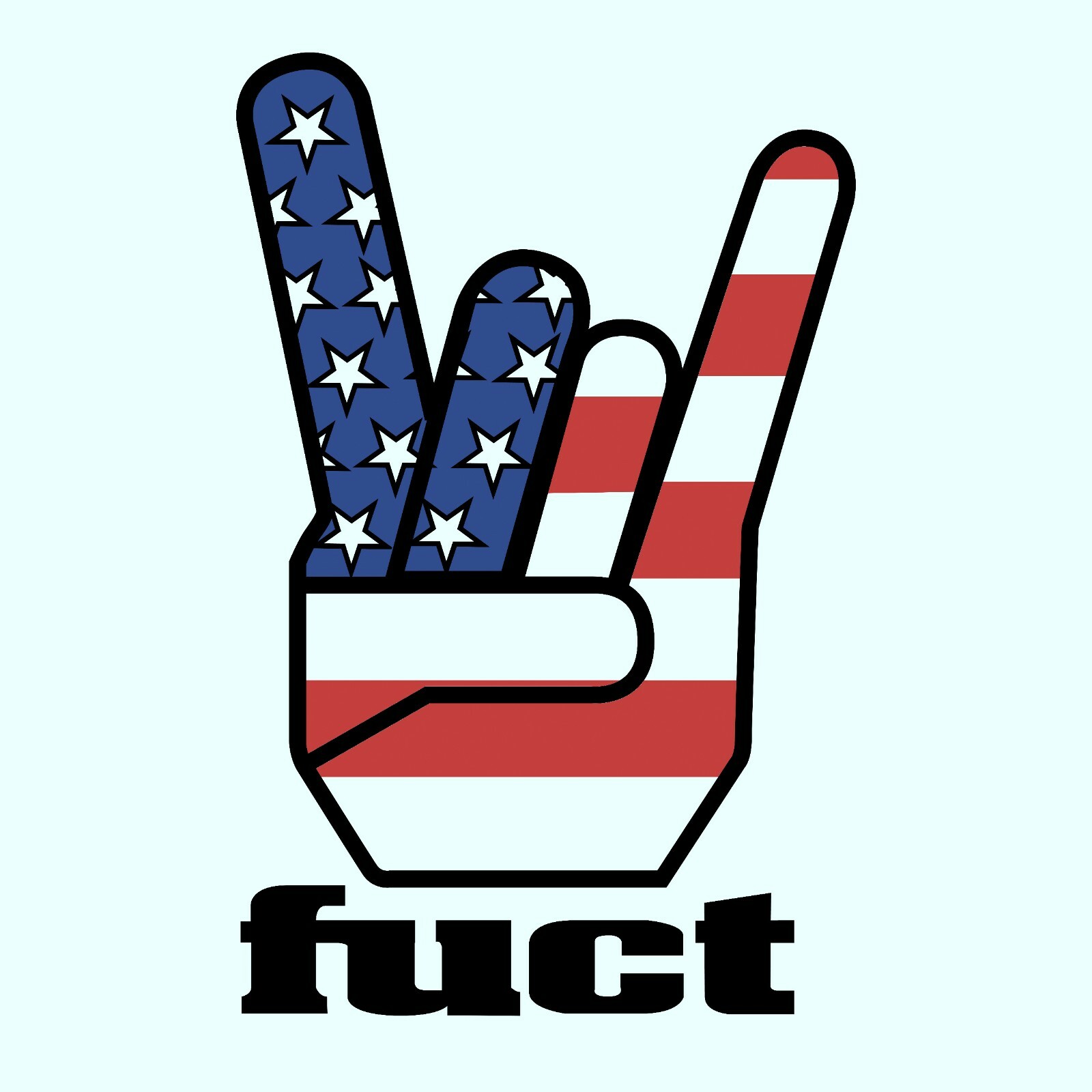 Fuct Decal Sticker for Car/Truck/Motorcycle Laptop 4 Inch