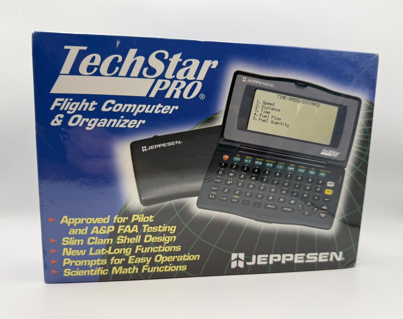 Jeppesen TechStar Pro Flight Computer & Organizer, SEALED, BRAND NEW