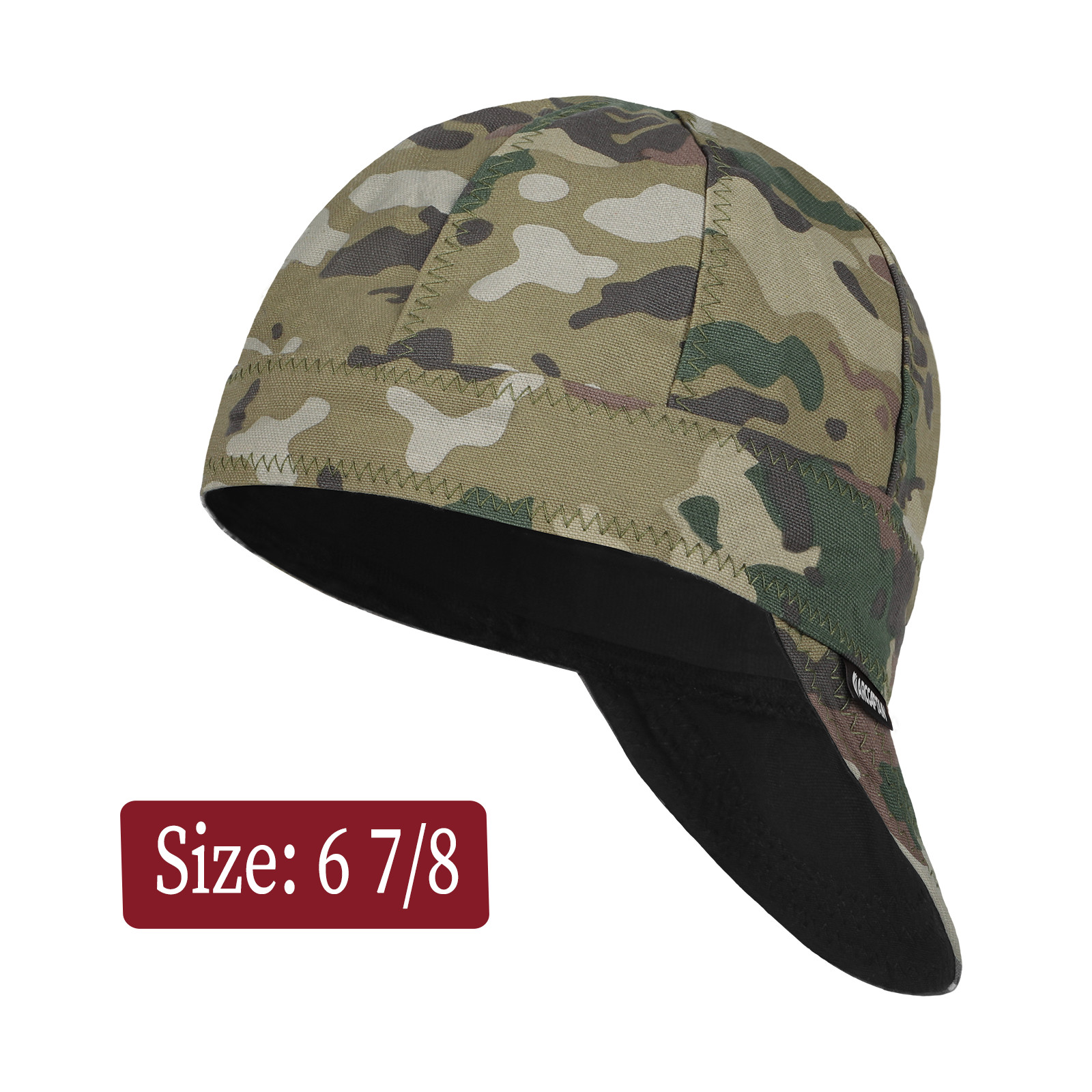 ARCCAPTAIN Reversible Welding Cap Protective Welders Hat Fireproof Camouflage US