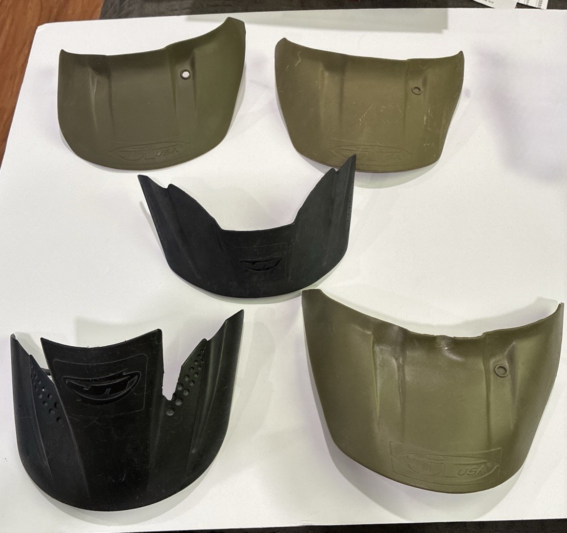 JT Paintball Mask Visor Lot Proflex