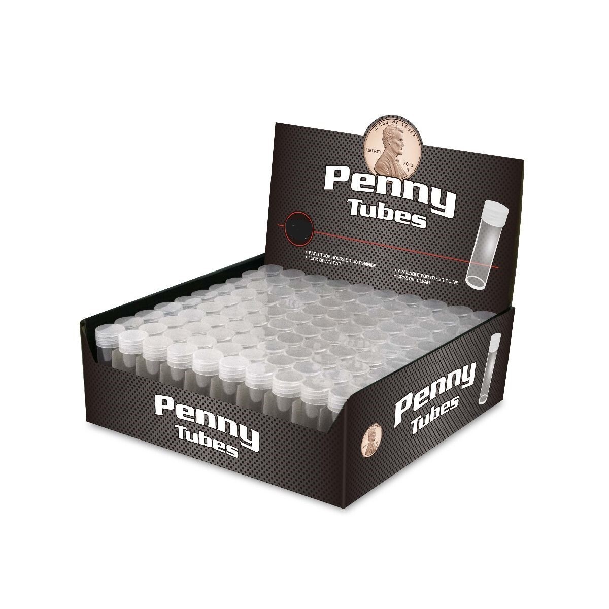 NEW (30 pk) BCW Coin Tube- Penny