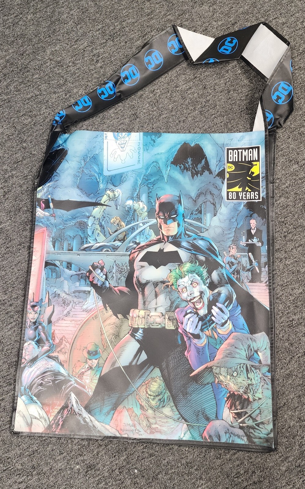 Batman JIM LEE 80th Anniversary Tote Bag - Batman #1000 Art Homage