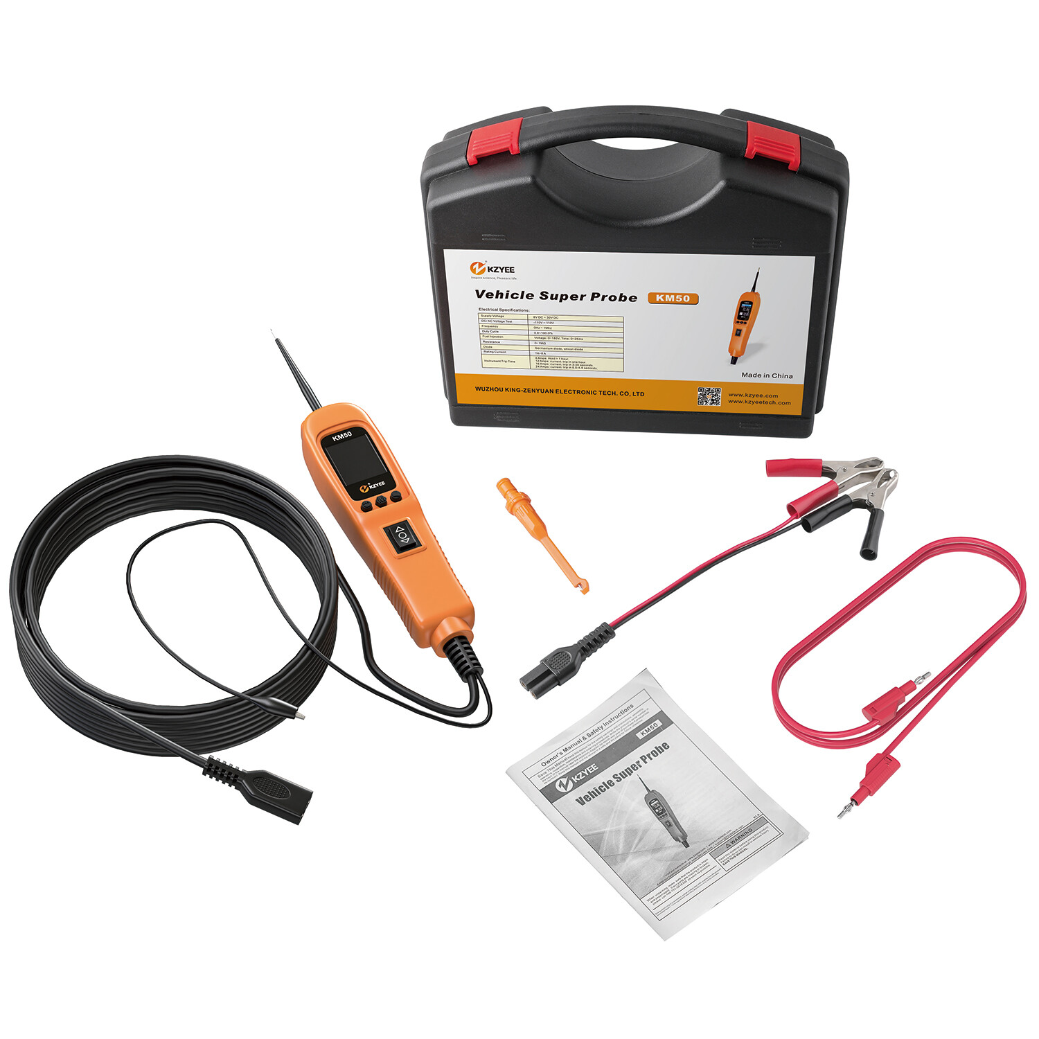 KM50 PowerScan 12/24V Electrical System Diagnosis Test Light Circuit Tester Tool