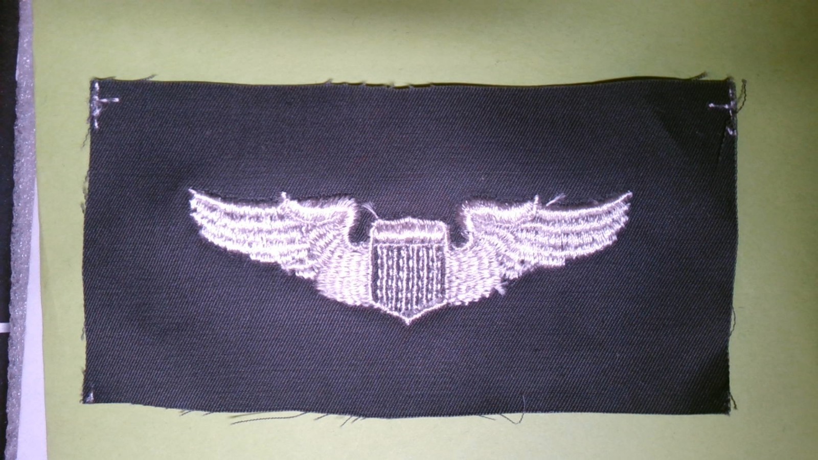 MILITARY PATCH SEW ON VIETNAM ERA US AIR FORCE BASIC AVIATION PILOT WINGS