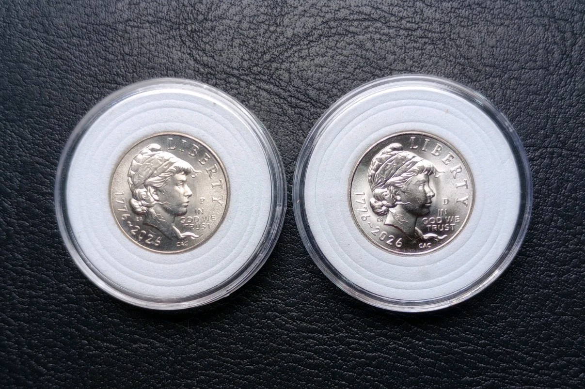 2026 P&D  SemiQ  Liberty Dime UNC COIN  from  Original Bank Roll w/capsules