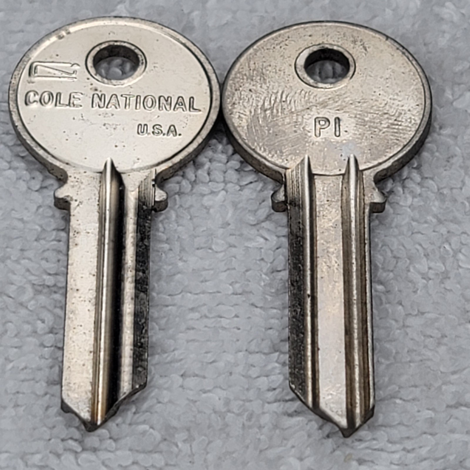 Cole P1 Key Blanks Lot of 2 New Old Stock