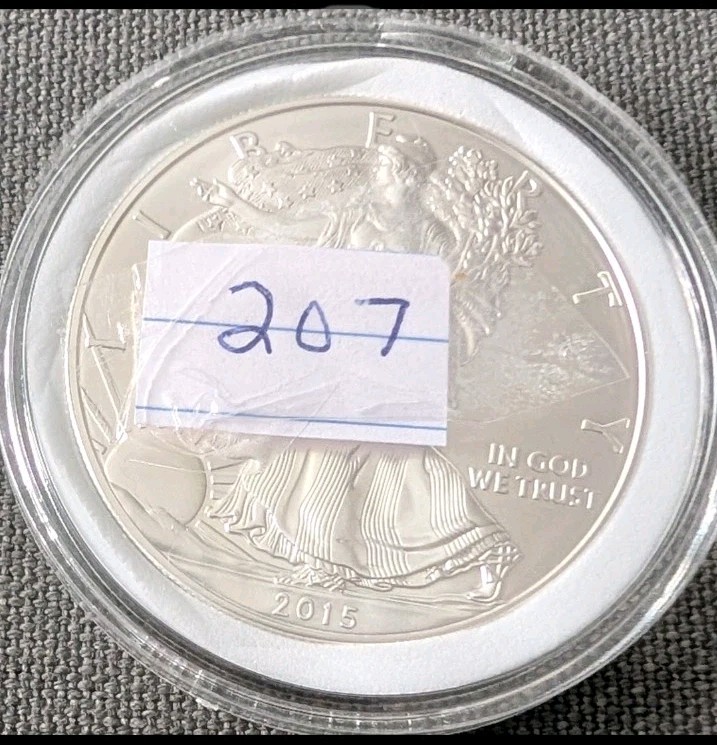 2015 American Silver Eagle Coin 1 oz $1 - BU