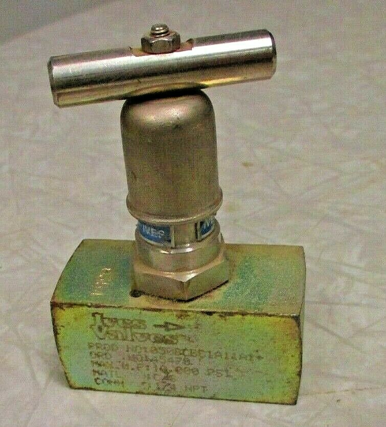 Needle Valve | IVES 0506CBC1A11A1 | 1/4" Female NPT | 10,000 psi | Steel