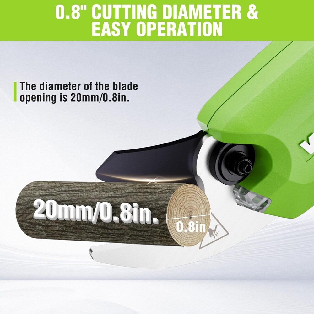 7.2V Electric Pruning Shears Battery Powered Pruning Shears Cordless Tree Pruner