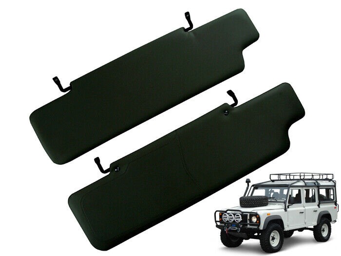 Black Sunvisor Sun Visors Set for Land Rover Defender 1983-2012