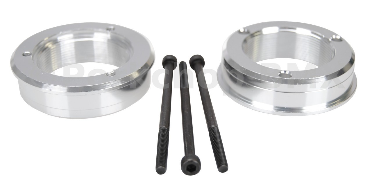 Euro to American Bicycle Bottom Bracket Adapter - SILVER