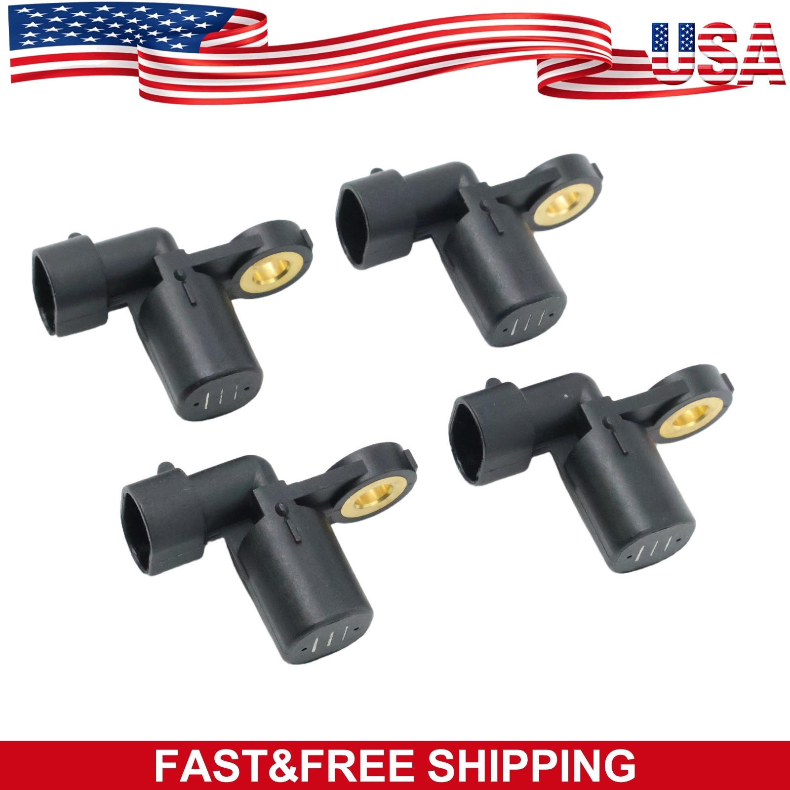 ABS Wheel Speed Sensor Set Fits Jaguar XJ8 XJR XK8 XKR 1997-2003 LJA2226AA Pairs