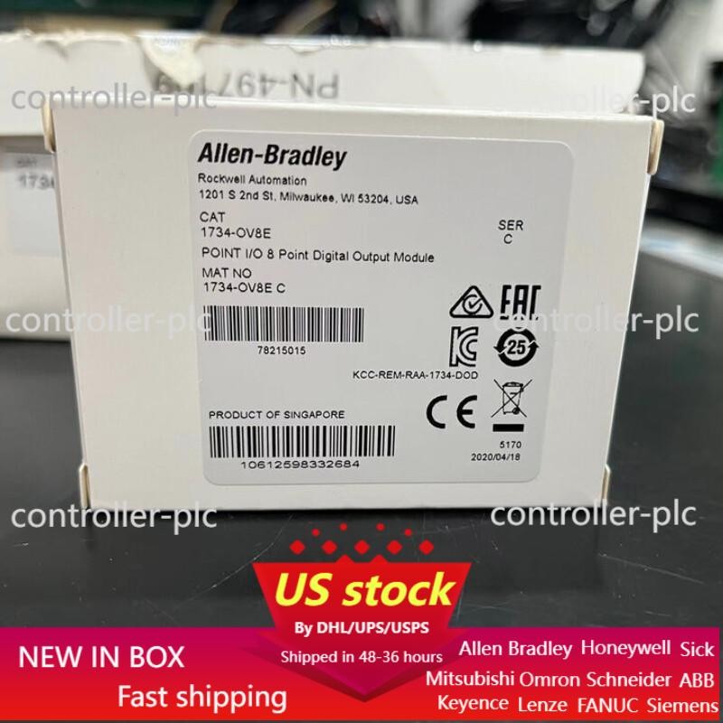 1734-OV8E POINT I/O 8 Point Digital Output Module Brand AB  US Free Tax