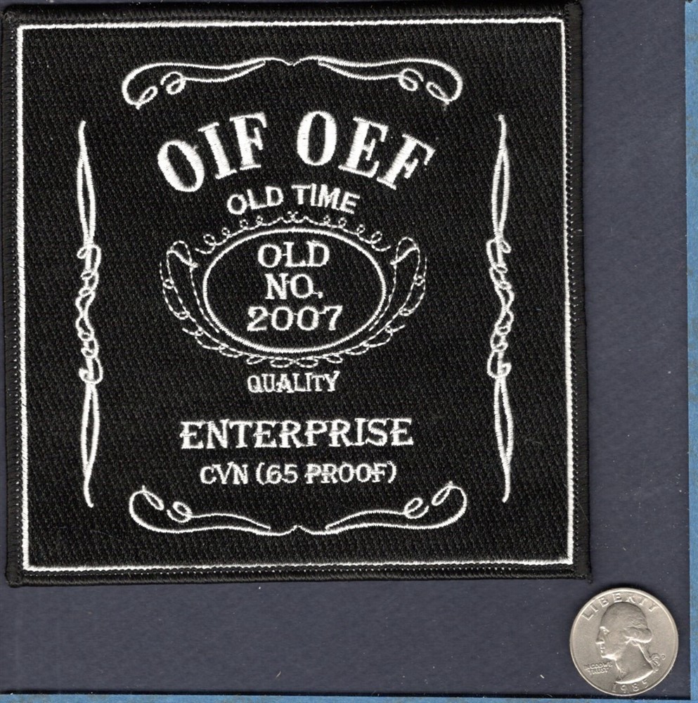 CVN-68 USS NIMITZ CVW-11 2007 OIF OEF US NAVY Ship 5" Squadron Cruise Patch