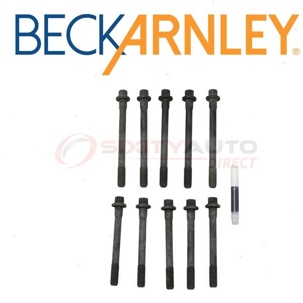 Beck Arnley Engine Cylinder Head Bolt Set for 1990-1997 Toyota Celica - uv