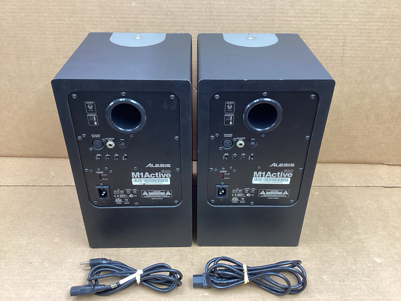 (Pair) Alesis M1 Active 620 Powered Studio Monitor Speaker Tested