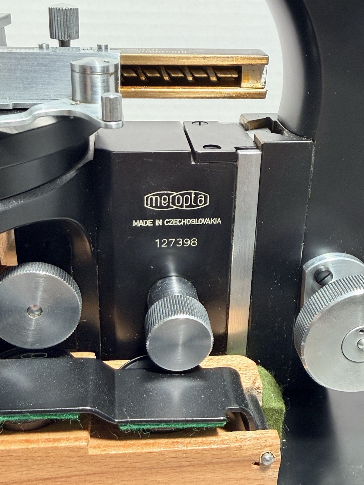 1956 Czechoslovakian MYOPTA Microscope-Complete Kit