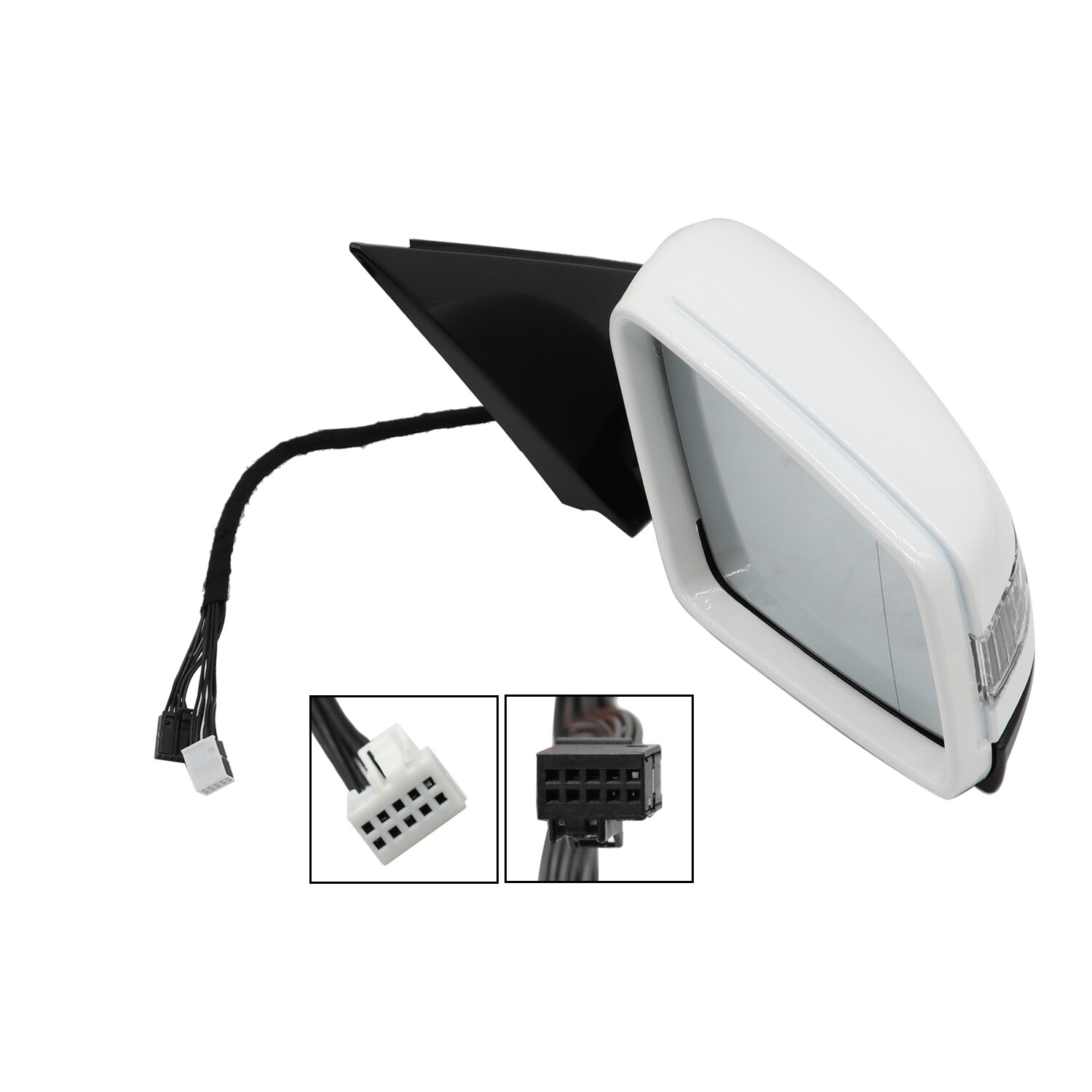 Right Side Passenger Mirror Fit For 2010-2016 Mercedes E350 E550 E400 White