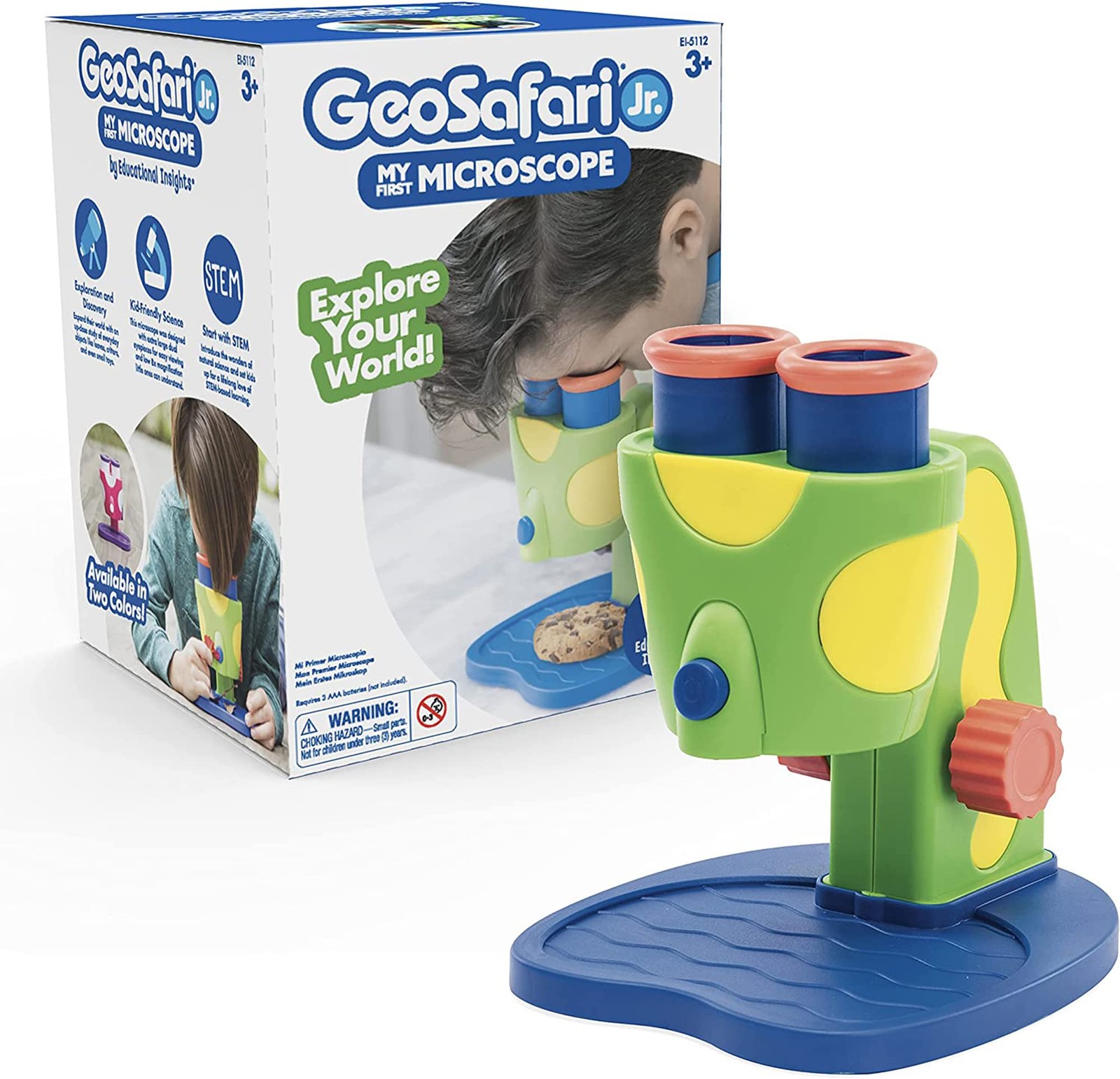 Educational Insights Geosafari My First Microscope - Kids Microscope Prepared