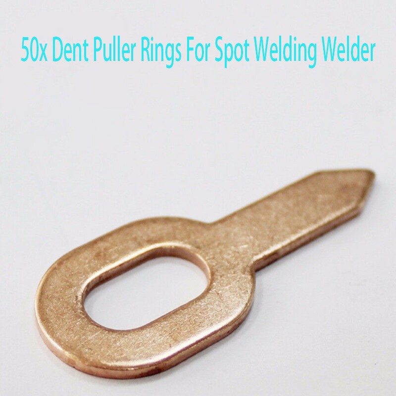 50x Dent Puller Rings Kit For Spot Welding Welder Car Body Panel Pulling Washer.
