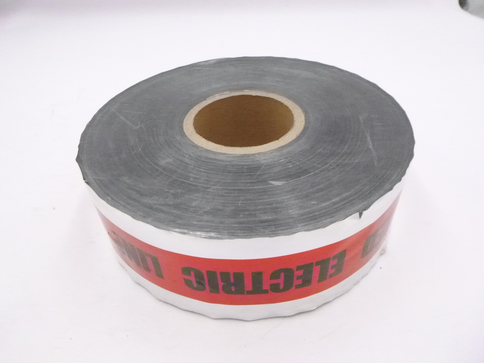 1000' Presco Marking Tape In Red "Caution: Buried Electric Line Below"