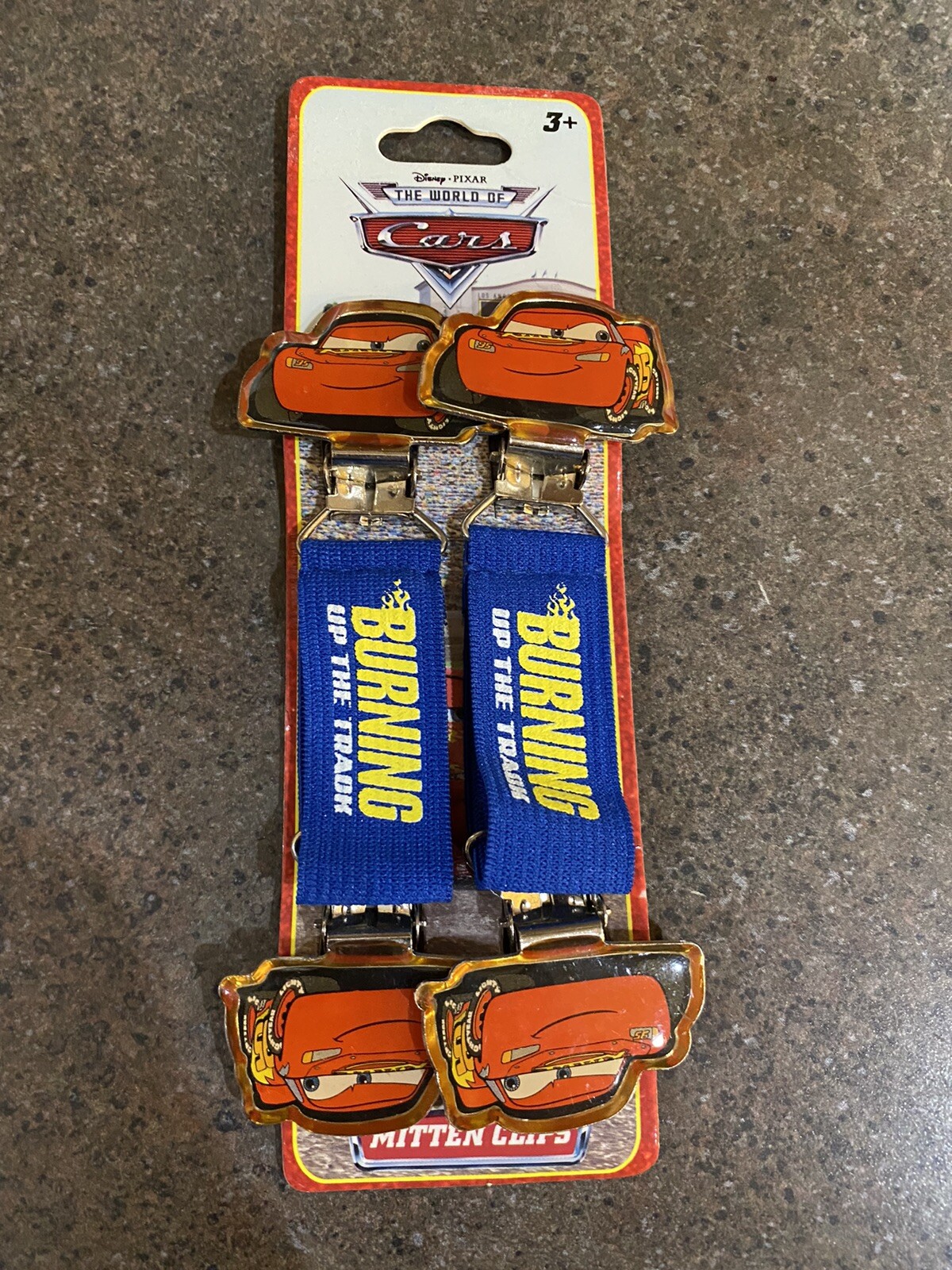 Disney Cars Pixar New Old Stock Lighting McQueen Kids Mitten Clips