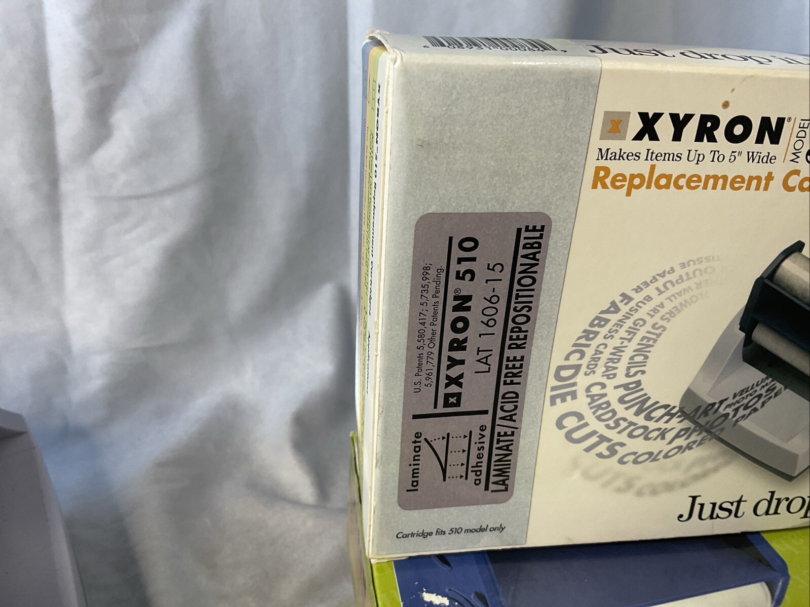 Xyron Creative Station 510 Sticker Maker Laminator PLUS 3 Replacement Cartridges