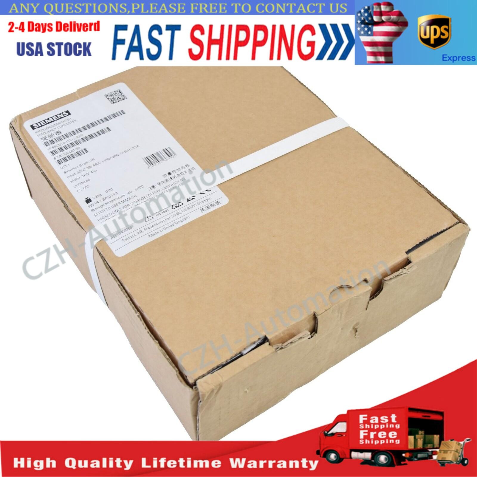 New Siemens G120C 3KW Compact Converters 6SL3 210-1KE17-5UF1 6SL3210-1KE17-5UF1