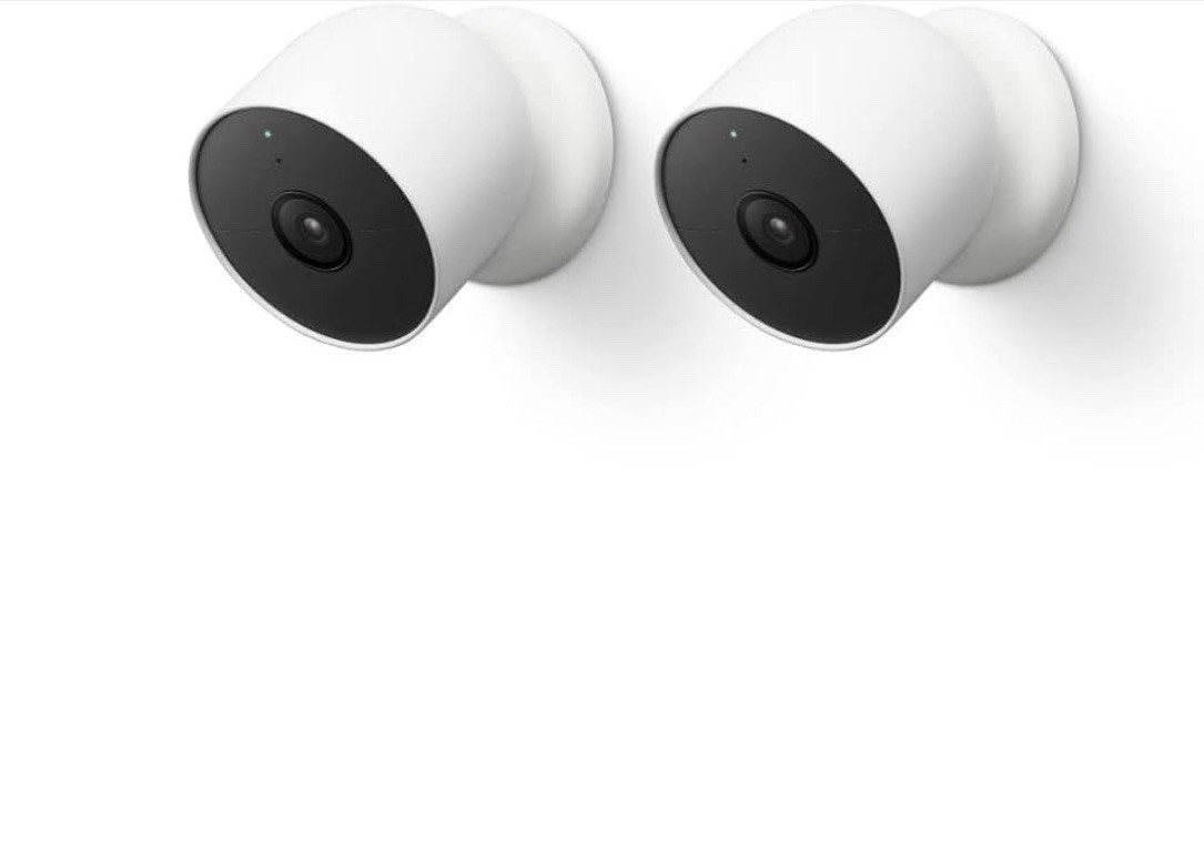 Google Nest Cam 2 Pack Wireless IP Security Camera White GA01894-US