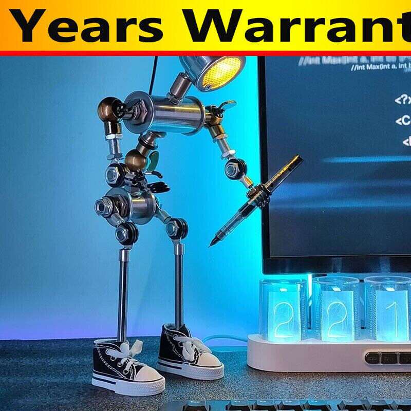 Robot-Shaped Ambient Light Cyberpunk Desktop Light E-sports Computer Decoration