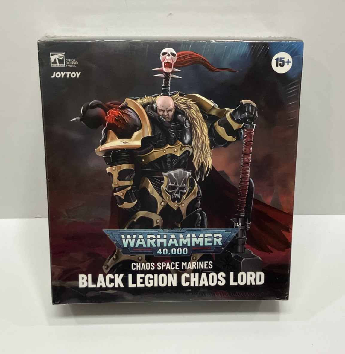 JOYTOY 1/18 Warhammer 40K Chaos Space Marines Black Legion Chaos Lord (NEW)