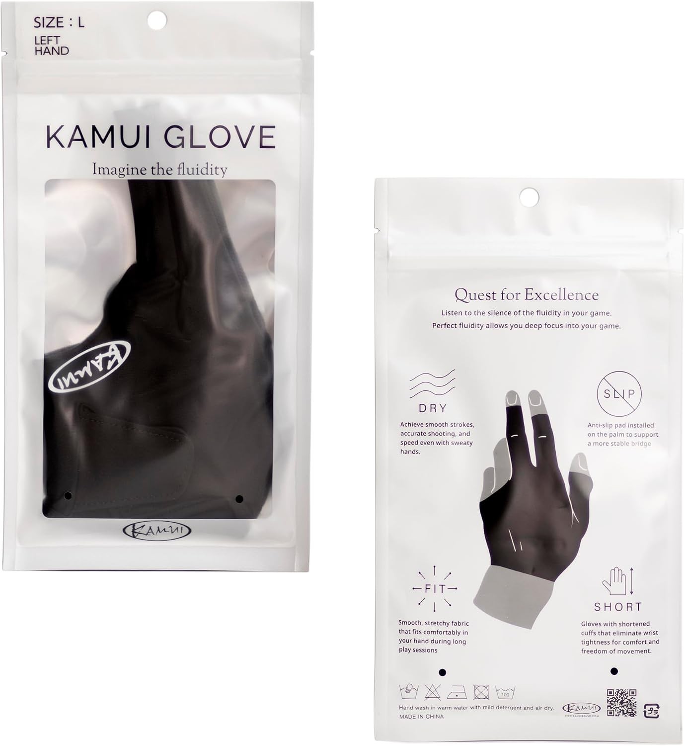 Performance Billiard Glove - Left Hand - Adjustable