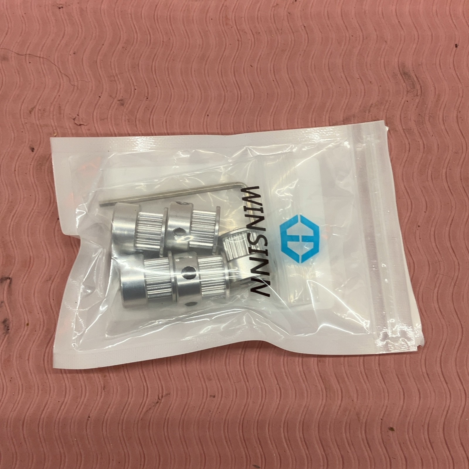 WINSINN Aluminum 20T 8mm Bore Synchronous Wheel Timing Pulley 3D Printer 5 Pack