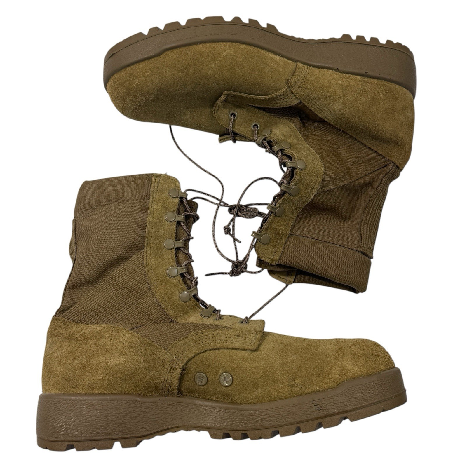 McRae Footwear HW-FR Army HOT Weather Desert Boots 303-108 Vibram Sz 12.5